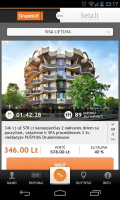 Grupinis.lt android App screenshot 4